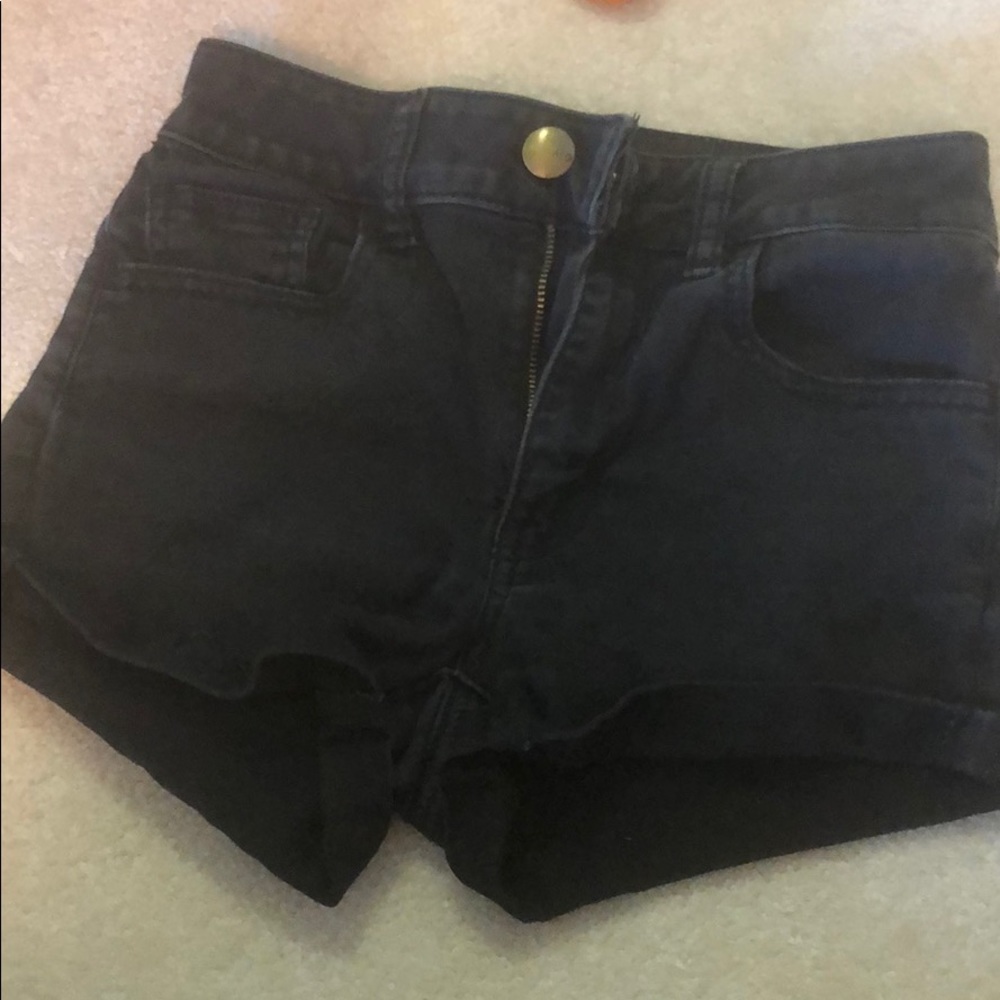 Black American eagle shorts